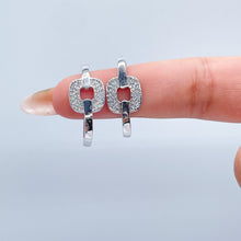 Load image into Gallery viewer, 18k Gold Filled Zircon Single Link Earring
