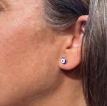 Load image into Gallery viewer, 18k Gold Filled Simple &amp; Small Blue Evil Eye SetWholesale Jewelry Supplies
