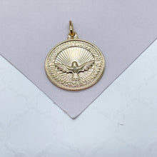 Load image into Gallery viewer, 18k Gold filled Dove Charm, Dije de Paloma Wholesale Jewelry Supplies
