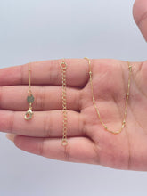 Load image into Gallery viewer, 18k Gold Filled Ultra Thin 0.6mm Satellite Chain
