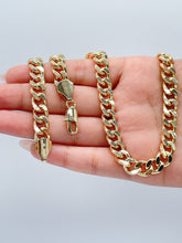 Load image into Gallery viewer, 18k Gold Filled 9mmThick Cuban Link ChainWholesale Jewelry Supplies
