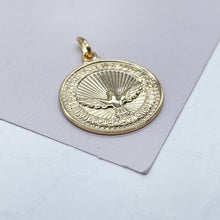 Load image into Gallery viewer, 18k Gold filled Dove Charm, Dije de Paloma Wholesale Jewelry Supplies
