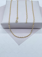Load image into Gallery viewer, 18k Gold Filled 1.8mm Singapore ChainWholesale Jewelry Supplies

