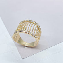 Load image into Gallery viewer, 18k Gold Filled See-Thru Wide Ring
