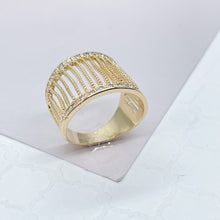 Load image into Gallery viewer, 18k Gold Filled See-Thru Wide Ring
