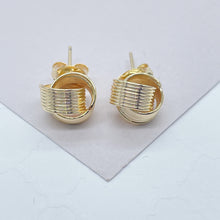 Load image into Gallery viewer, 18k Gold Filled Layered Knot Stud
