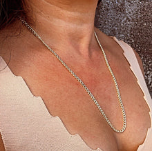 Load image into Gallery viewer, 18k Gold Filled 4mm Cuban Link Chain Necklace, Curb Link Chain, Supplies Designers
