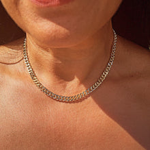 Load image into Gallery viewer, 18k Gold Filled Cuban Link Chain: 6mm Miami Curb Necklace
