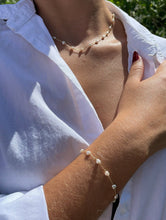 Load image into Gallery viewer, 18k Gold Filled Tiny Heart Shape Pearl Set
