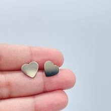 Load image into Gallery viewer, Smooth Plain Heart Stud Earring
