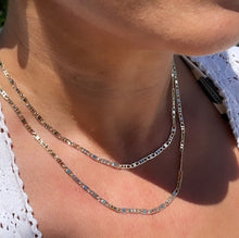 Load image into Gallery viewer, 18k Gold Filled Thin Mariner Chain 3mm Necklace and Jewelry Supplies
