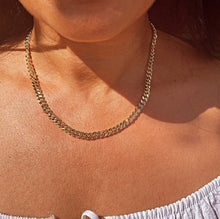 Load image into Gallery viewer, 18k Gold Filled Cuban Link Chain: 6mm Miami Curb Necklace
