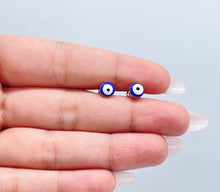 Load image into Gallery viewer, 18k Gold Filled Simple &amp; Small Blue Evil Eye SetWholesale Jewelry Supplies
