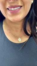 Load image into Gallery viewer, 18k Gold Filled Heart Charm: Micro Pave Cubic Zirconia Pendant
