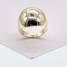 Load image into Gallery viewer, 18k Gold Filled Chunky but Hollow Inside Plain Round Band Ring
