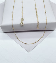 Load image into Gallery viewer, 18k Gold Filled Ultra Thin 0.6mm Satellite Chain
