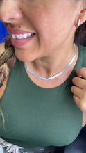 Load image into Gallery viewer, 18k Gold Fulled 6mm Herringbone necklace in 16 &amp; 18 Inches
