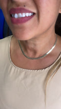 Load image into Gallery viewer, 18k Gold Filled 5mm Herringbone Choker Necklace
