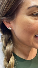 Load image into Gallery viewer, 18k Gold Filled Baby Heart Shaped Huggies
