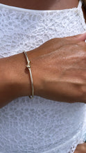 Load image into Gallery viewer, 18k Minimalist Single Knot Bangle
