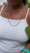 Load image into Gallery viewer, 18k Gold Filled 5mm Rolo Link Chain
