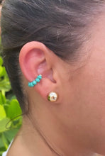 Load image into Gallery viewer, 18k Gold Filled Beaded Earring Cuffs
