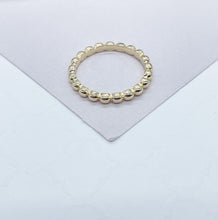Load image into Gallery viewer, 18k Gold Filled Beaded Band Ring
