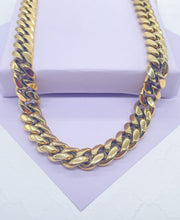 Load image into Gallery viewer, 14k Gold Filled Thick 14mm Miami Cuban Link Chain, Cuban Necklace, Cadena de Labon Cubano
