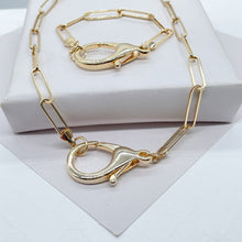 Load image into Gallery viewer, Long Smooth Paper Clip Set With Jumbo Lobster Clasp
