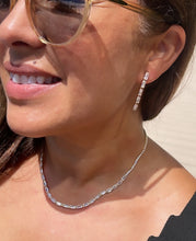 Load image into Gallery viewer, 18k Gold Filled Baguette Zirconia Rectangular Set
