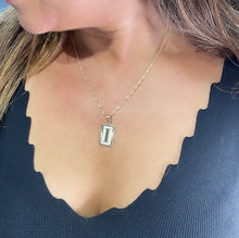 Load image into Gallery viewer, 18k Gold Filled Dainty Initial Pendant
