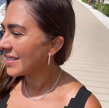 Load image into Gallery viewer, 18k Gold Filled Baguette Zirconia Rectangular Set
