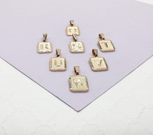Load image into Gallery viewer, 18k Gold Filled Plain Initial Pendant
