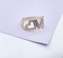 Load image into Gallery viewer, 18k Gold Filled LOVE Ring
