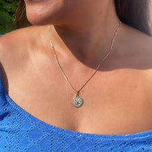 Load image into Gallery viewer, 18k Gold Filled Northern Star Medal Pendant
