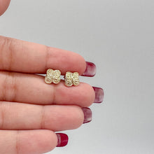 Load image into Gallery viewer, 18k Gold Filled Puffy Butterfly Stud Earrings
