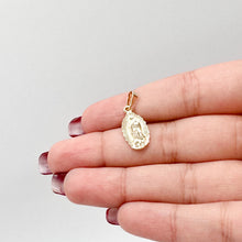 Load image into Gallery viewer, 18k Gold Filled Small Plain Guadalupe Pendant
