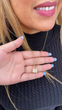 Load image into Gallery viewer, 18k Gold Filled Chunky Pavé Lock Pendant
