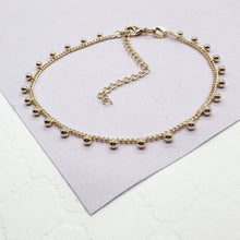 Load image into Gallery viewer, 18k Gold Filled Satellite Style Ankle Bracelet
