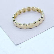 Load image into Gallery viewer, 18k Gold Filled Flat Bead Ring
