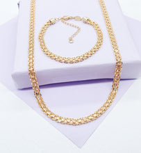 Load image into Gallery viewer, 18k Gold Filled Bismark Style Set
