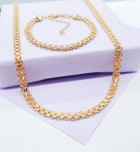 Load image into Gallery viewer, 18k Gold Filled Bismark Style Set
