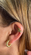 Load image into Gallery viewer, 18k Gold Filled Rainbow Themed Butterfly Earring Cuff
