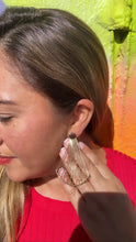 Load image into Gallery viewer, 18k Gold Filled Delicate, Fish Fin Like Earrings

