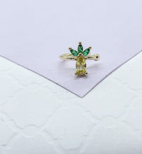 Load image into Gallery viewer, 18k Gold Filled Fruit Themed Earring Cuffs
