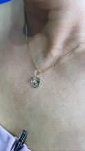 Load image into Gallery viewer, 18k Gold Filled World Map Medallion Set, Airplane earrings, travel gift
