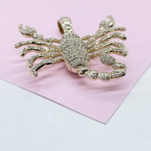 Load image into Gallery viewer, 18k Gold Filled CZ Pave Scorpion Pendant
