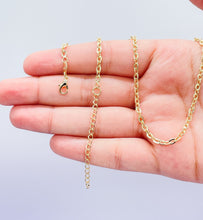 Load image into Gallery viewer, 18k Gold Filled Classic Chunky Think Curb Link Chain
