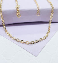 Load image into Gallery viewer, 18k Gold Filled Classic Chunky Think Curb Link Chain
