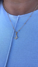 Load image into Gallery viewer, 18k Gold Filled Mini Pave Butterfly Pendant with Satelite Chain

